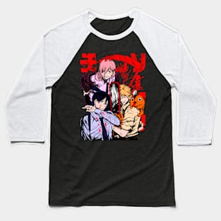 Devil Hunter Trio Anime Fanart Baseball T-Shirt